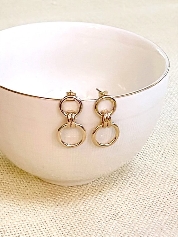boucles d'oreilles tamara en plaqué or