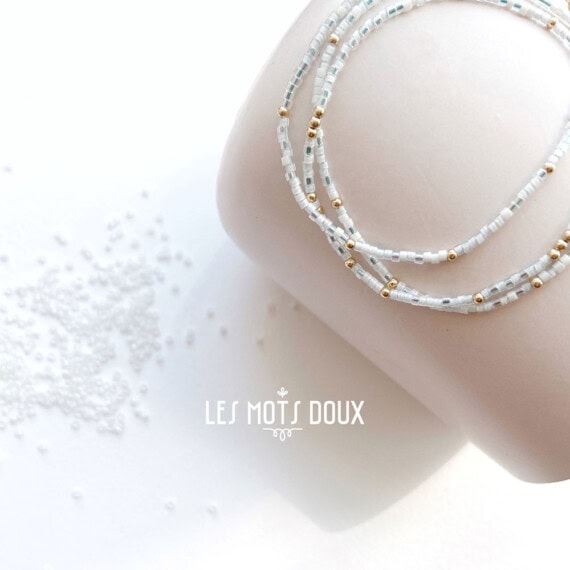 Bracelet mon Bonheur en code morse