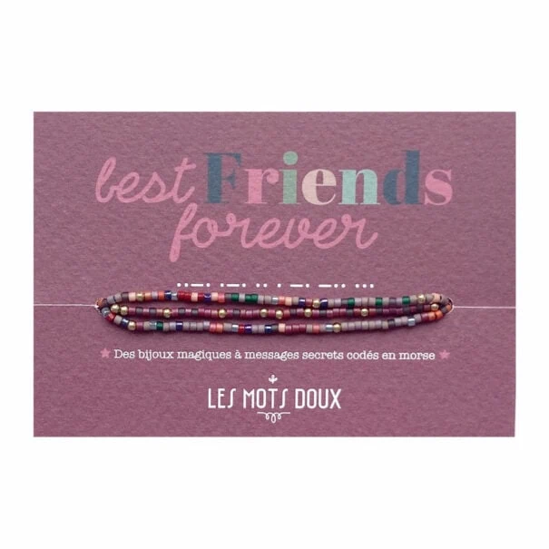 Bracelet best Friends en code morse