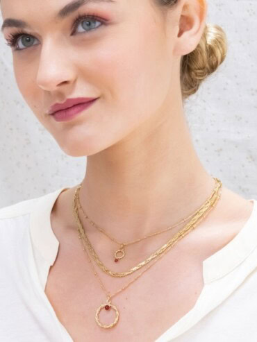 Collier chaîne torsadée Angela