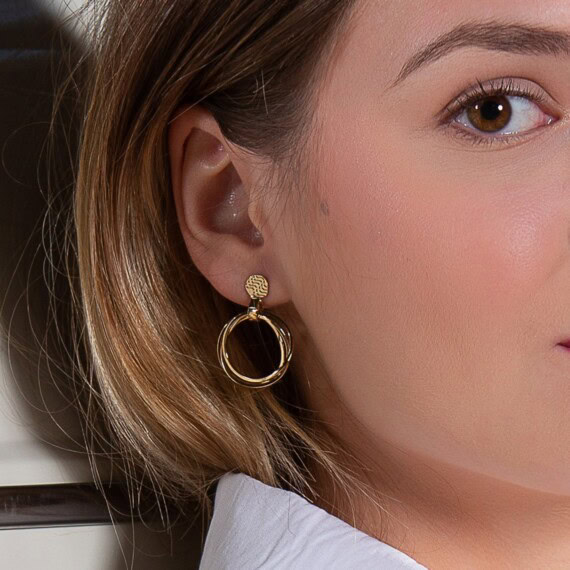 boucles d'oreilles Laya cercles de marie duvert