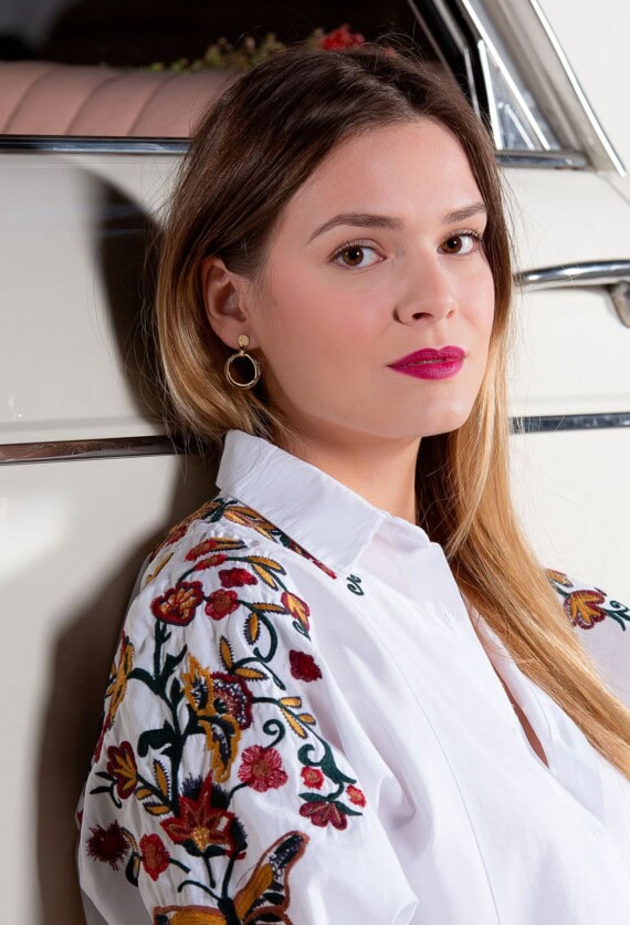 boucles d'oreilles Laya cercles de marie duvert