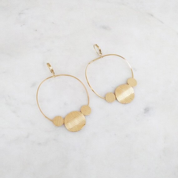 boucles d'oreilles isana