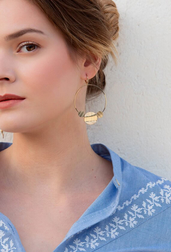 boucles d'oreilles isana