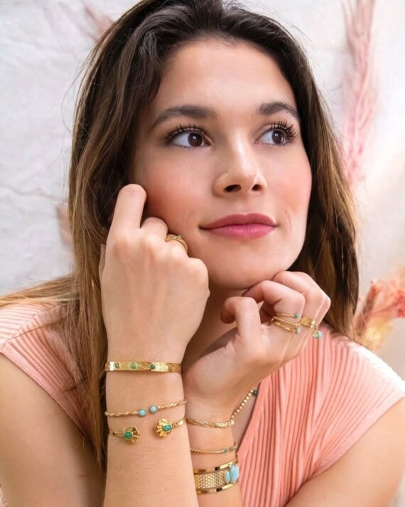 mix de bijoux aurelie Joliff. Joncs et bracelets