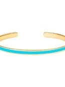Jonc bangle bleu azur