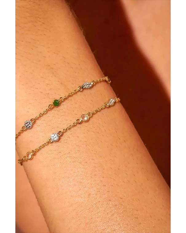 bracelets sitara duo vet blanc