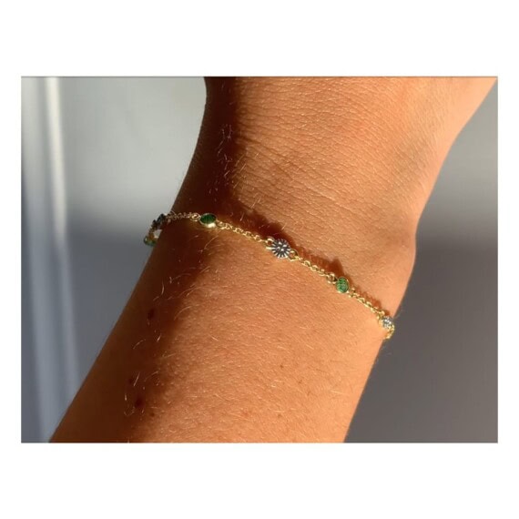 bracelet sitara vert