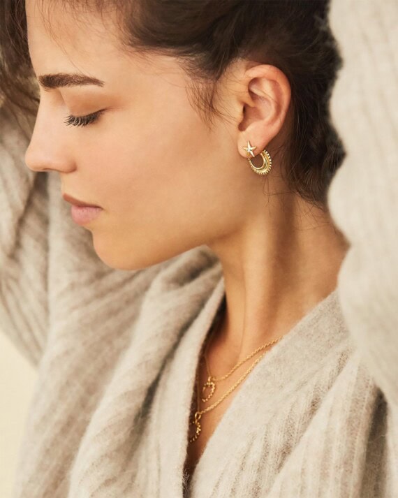 femme Boucles d'oreilles étoile ADV