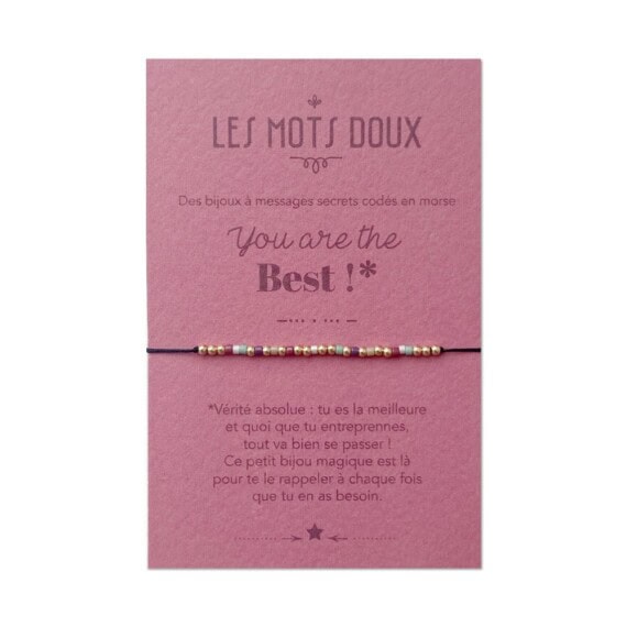 bracelet code morse secret You are The Best