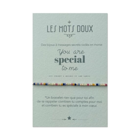 bracelet en code morse you are special to me