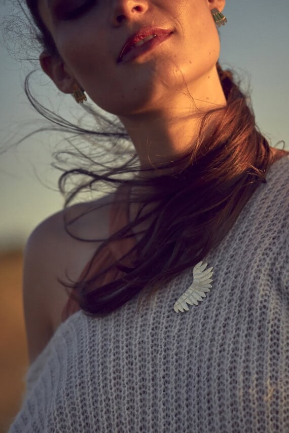 Petite Broche Plumage