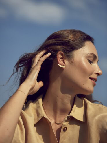 Boucles d'oreilles Climbers Plumes