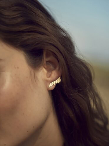 Boucles d'oreilles Climbers Plumes