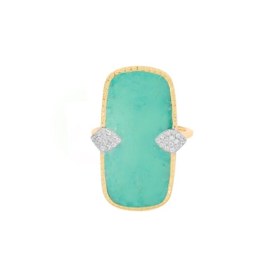 Bague turquoise Sangha version claire de be maad