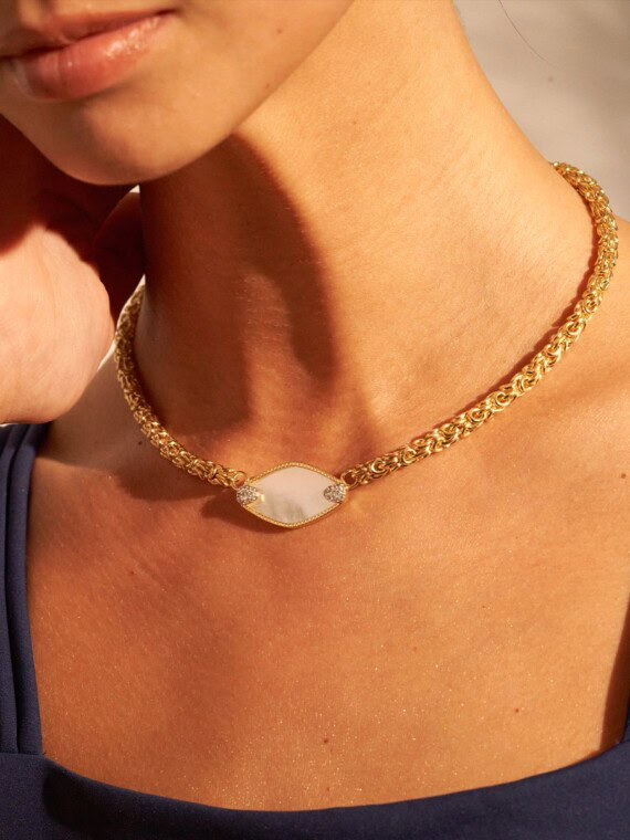 Collier Mayan nacre