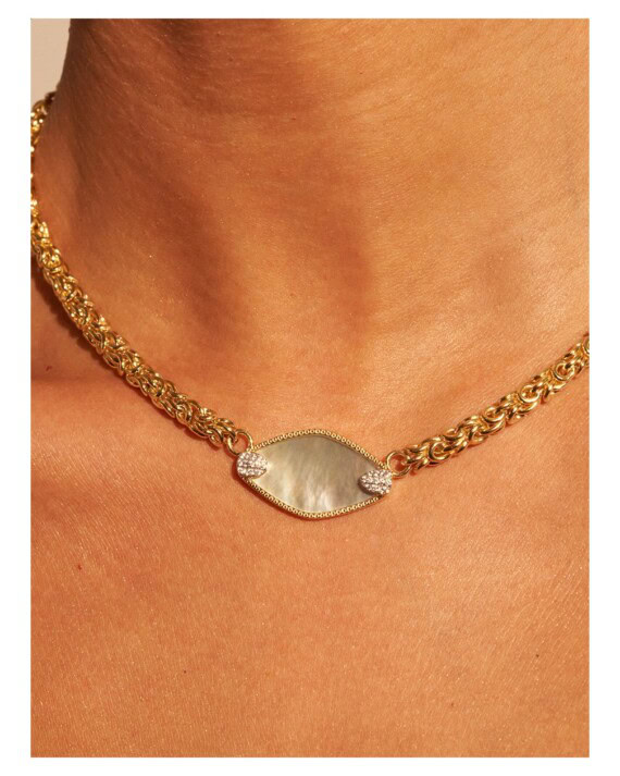 Collier Mayan nacre