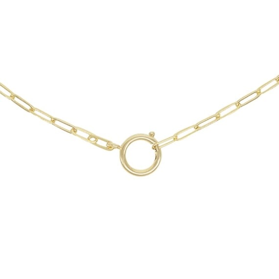 Collier Pure numéro 5 maillons et mousqueton