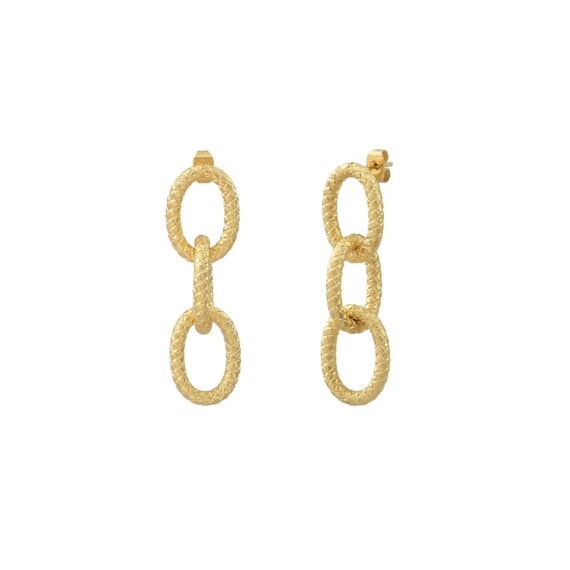 boucles d'oreilles mue 3 anneaux or fin