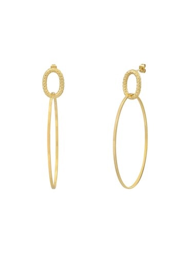 boucles d'oreilles Mue 2 anneaux