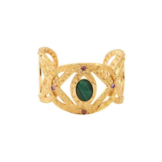 Manchette Malachite et Améthyste almeria