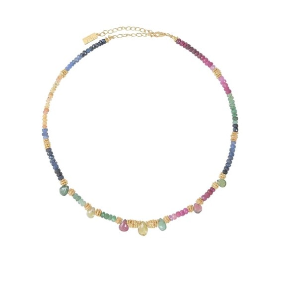 Collier choker alienor multisaphirs