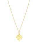collier flocon pendentif nature