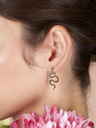Boucles d'oreilles Mini serpent