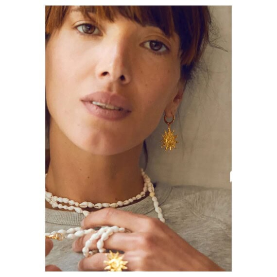 boucle d'oreille soleil hera femme elise tsikis