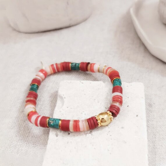 Bracelet élastique pink