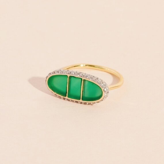 Bague izy 1 onyx vert be maad