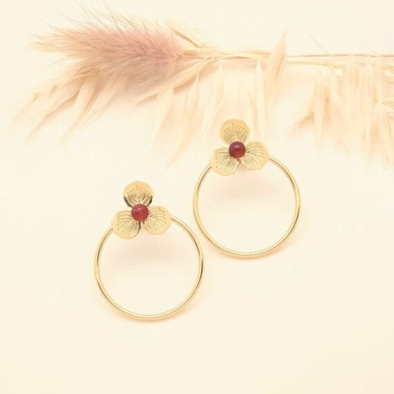 Boucles Cosmos cornaline Primavera