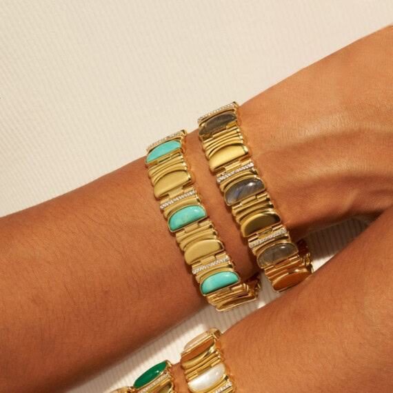 Bracelet seema nacre be maad