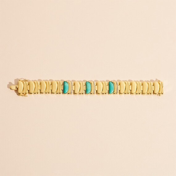 Bracelet seema turquoise be maad