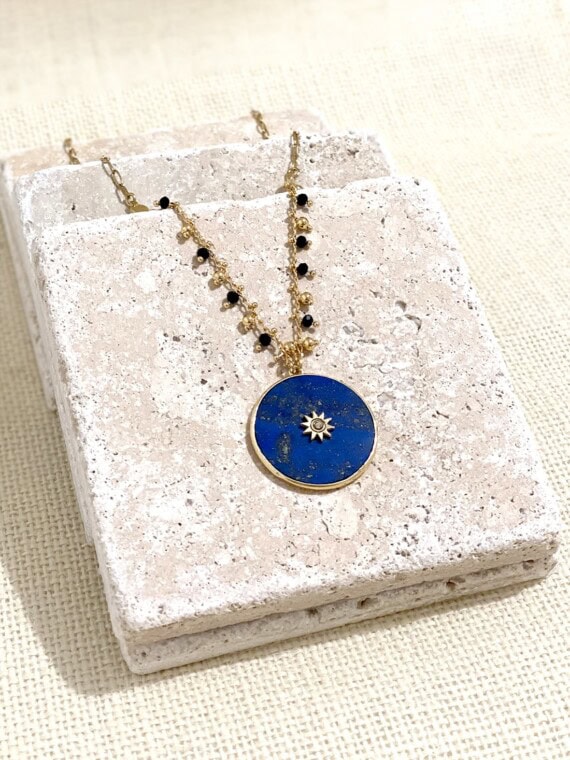Collier avalon lapis lazuli