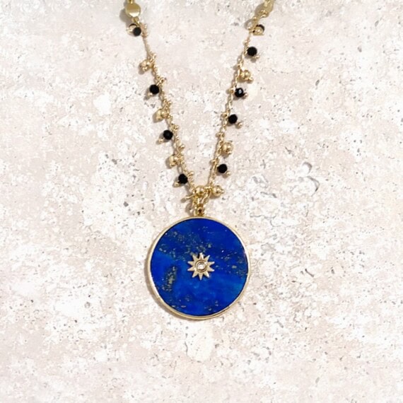 Collier avalon lapis lazuli