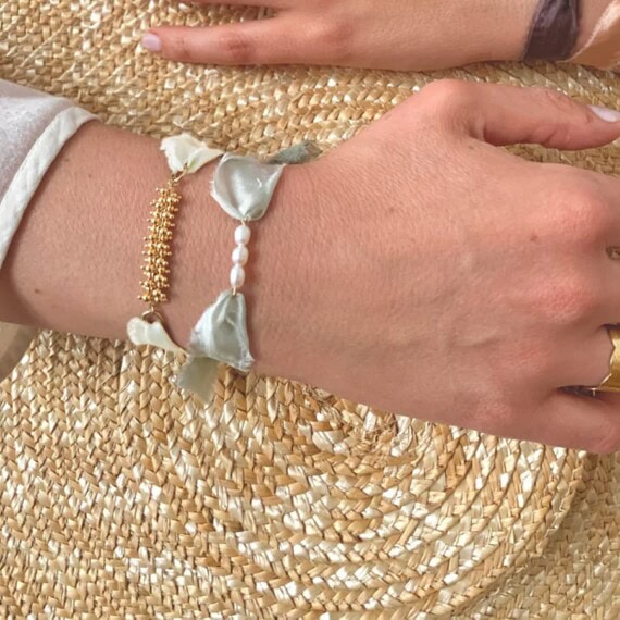 Bracelet en soie