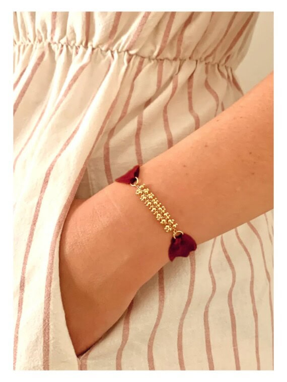 bracelet en soie