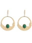 grandes boucles ocean dorees malachite