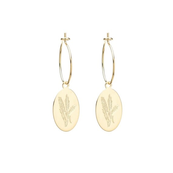Mini créoles médaille blé