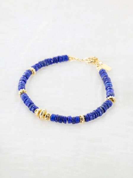 Bracelet Sofi pierres fines lapis lazuli