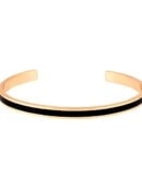 jonc ouvert noir bangle