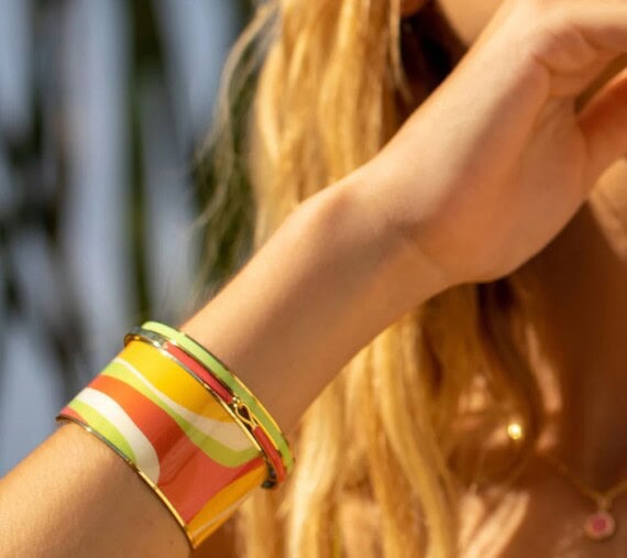 Manchette canyon jaune pavot Bangle Up