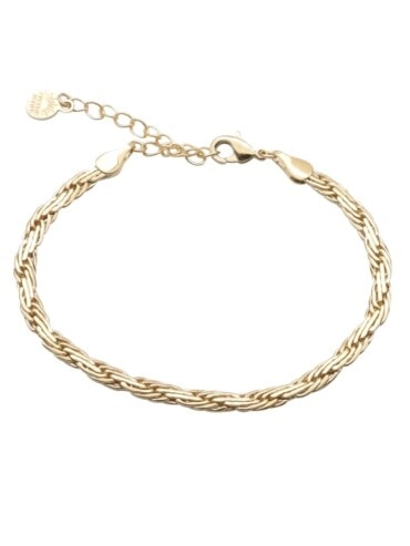 Bracelet chaîne torsadée Angela
