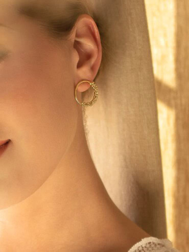 Boucles Couronne de fleurs Juliette