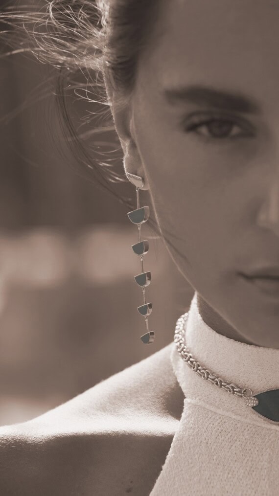 boucles d'oreilles pendantes seema
