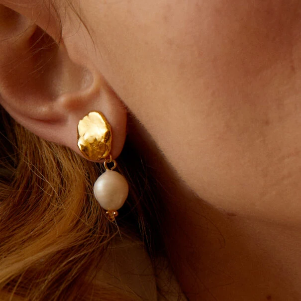 boucles d'oreilles metochi perles