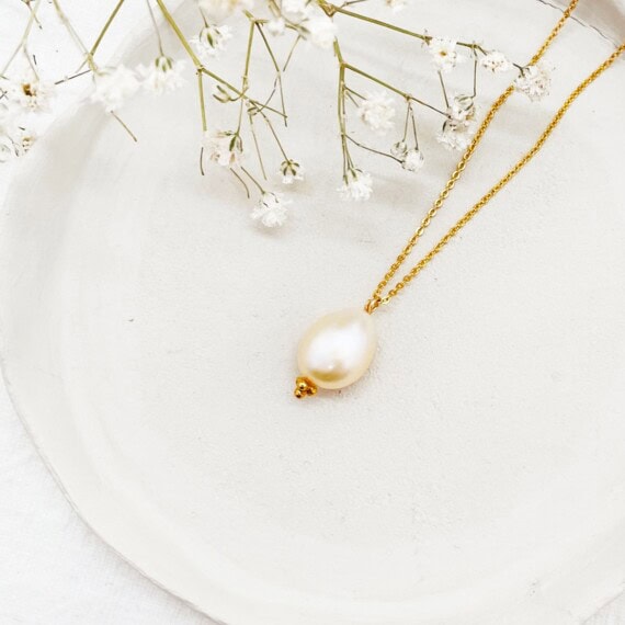 Collier perle Elias - Bijou de créateur - Elise Tsikis paris - Perle d'eau douce