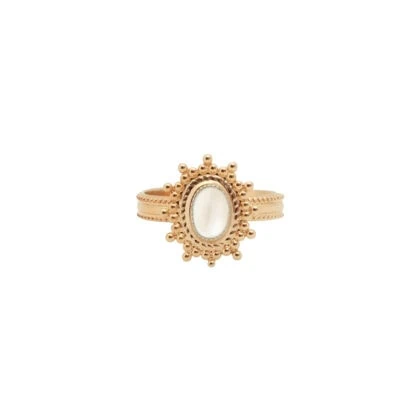 bague marquise nacre