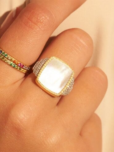 Bague Kara nacre